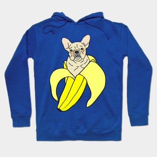 banana white french bulldog doodle Hoodie